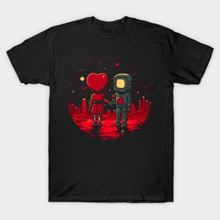 Valentine Robots T-Shirt